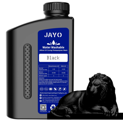 JAYO Water Washable Resin 1KG 3D Printing Photopolymer Resin