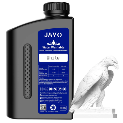 JAYO Water Washable Resin 1KG 3D Printing Photopolymer Resin