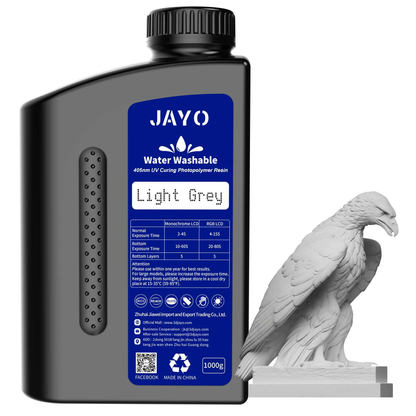 JAYO Water Washable Resin 1KG 3D Printing Photopolymer Resin