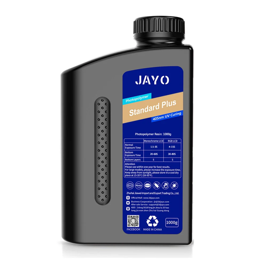 JAYO Standard PLUS Resin 1KG 3D Printing Photopolymer Resin